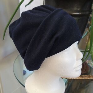 Stylish Black Turban Hat